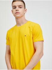 Tommy Hilfiger Žluté pánské tričko Tommy Hilfiger XL
