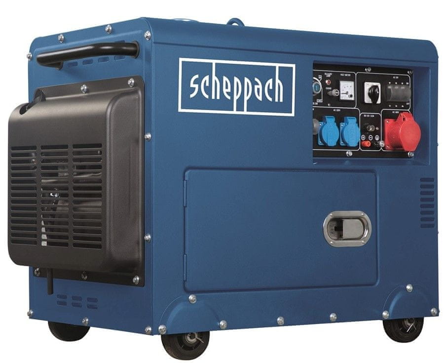 Scheppach SG 5200 D - Dieselová elektrocentrála 5 000 W s regulací AVR