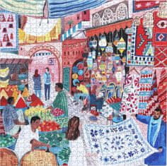eeBoo  Čtvercové puzzle Marrákeš, Maroko 1000 dílků