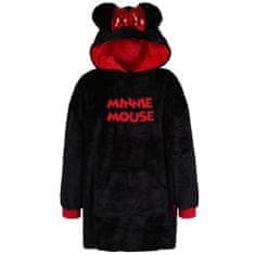 Disney Černo-červená dívčí mikina Minnie Mouse, S/M 128-146cm 