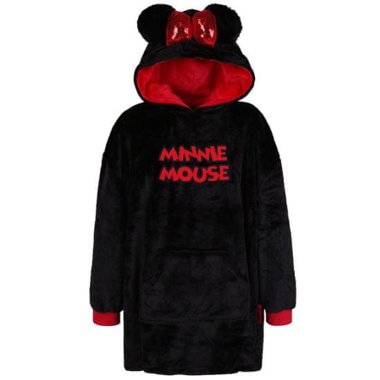 Disney Černo-červená dívčí mikina Minnie Mouse