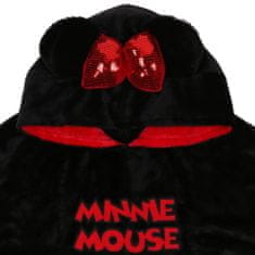 Disney Černo-červená dívčí mikina Minnie Mouse, S/M 128-146cm 