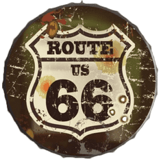 Retro Cedule Víko cedule Route 66