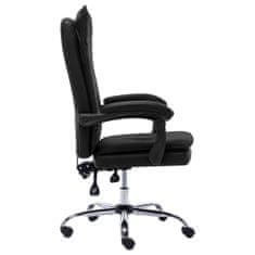 Greatstore Kancelářská židle černá umělá kůže