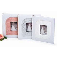 KPH Svatební fotoalbum na růžky JUST MARRIED terracota
