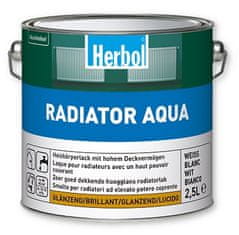 Herbol Radiator Aqua 0,75 l - bílý vodou ředitelný email na topná tělesa a radiátory
