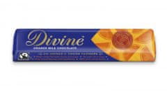 DIVINE Divine mléčná čokoládová tyčinka s příchutí pomeranče, 26 % kakaa, 35g
