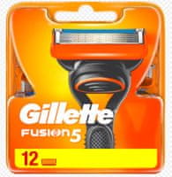 Gillette fusion náhradní hlavice k pánskému holicímu strojku 12 ks