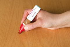 Clou Retuschierstift, retušovací tužka, pro rychlé retušování škrábanců a odřenin na nábytku, blistr - 7 mahagonová hnědá