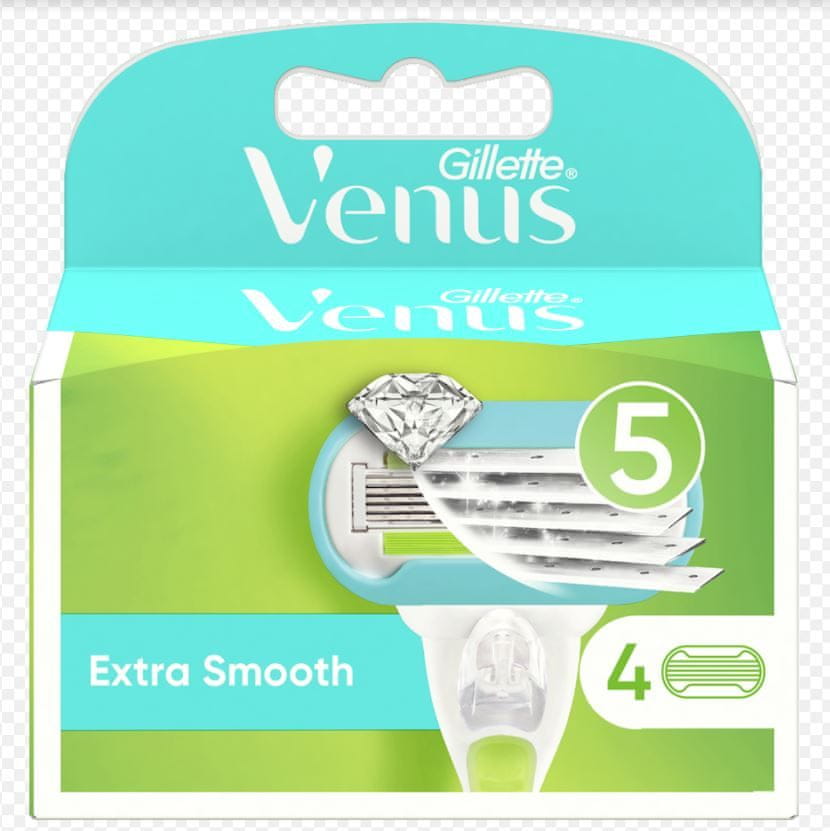 Levně Gillette Venus ExtraSmooth 4 žiletky 