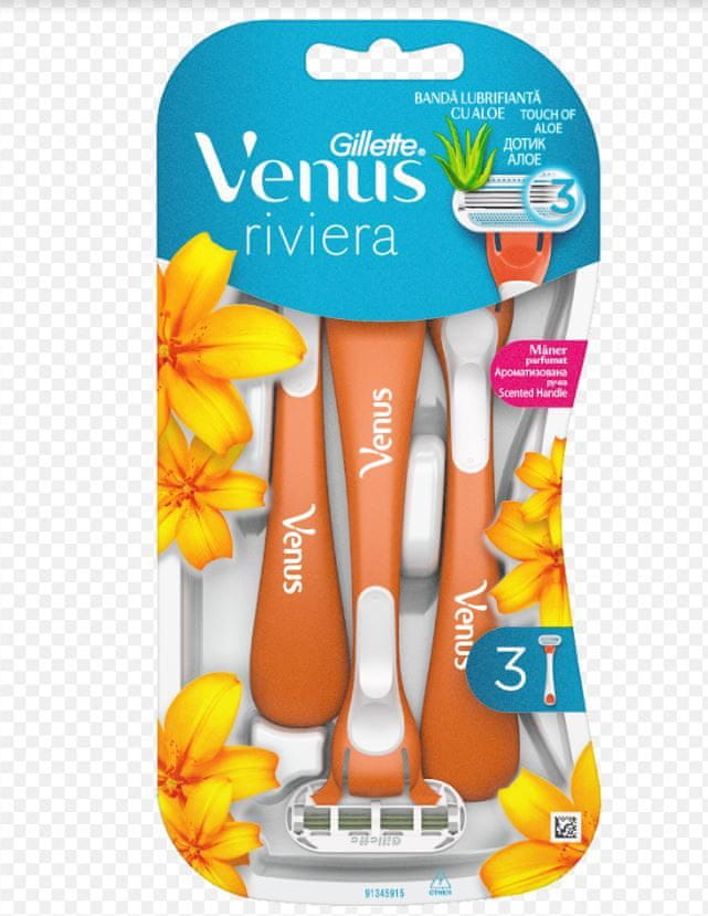 Levně Gillette Venus Riviera - 3 ks