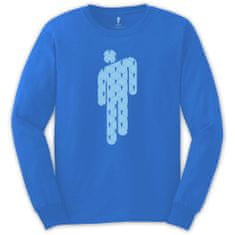 CurePink Unisex tričko Billie Eilish: Maniman (S) modrá