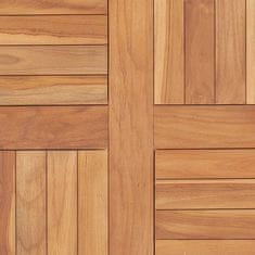 shumee Stolní deska masivní teakové dřevo 60 x 60 x 2,5 cm