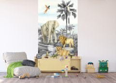 AG Design Dětská fototapeta Džungle 150 x 270 cm