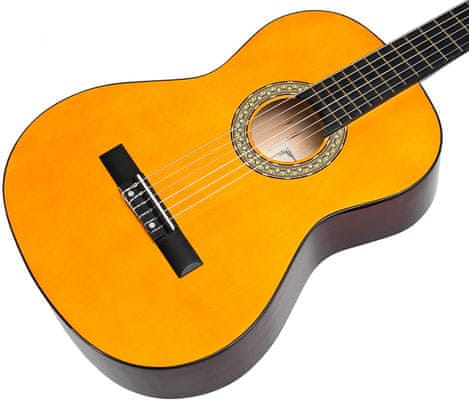  krásná akustická kytara Toledo Primera GP-44NT velké rezonantní tělo z lipové překližky standardní menzura ladicí mechanika toledo 