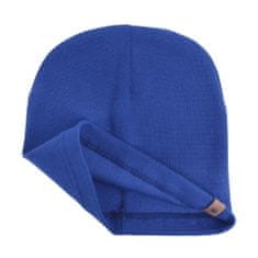 NANDY Dvouvrstvá čepice pro ženy, muže, Šmoulinka - modrý