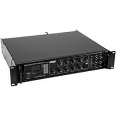 Omnitronic MPVZ-250.6P, 100V 6-zónový mixážní zesilovač, 250W, MP3
