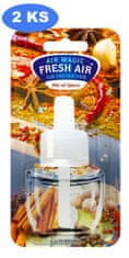 Fresh Air náhradní náplň elektrického osvěžovače 19 ml Mix of spices (2 ks)