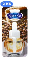 Fresh Air náhradní náplň elektrického osvěžovače 19 ml Cappuccino (2 ks)