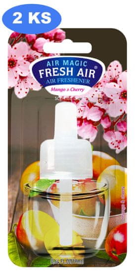 Fresh Air náhradní náplň elektrického osvěžovače 19 ml Mango&Cherry Blossom (2 ks)
