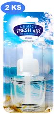 Fresh Air náhradní náplň elektrického osvěžovače 19 ml Ocean Breeze (2 ks)