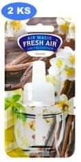 Fresh Air náhradní náplň elektrického osvěžovače 19 ml Vanilla (2 ks)