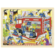 Goki Puzzle – hasiči při zásahu, 48 dílů