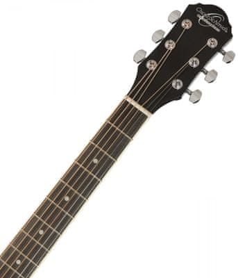  krásna akustická gitara oscar schmidt menzúra 650 mm vrstvený korpus lesklá povrchová úprava vhodná na hru trsátkami aj prstami 