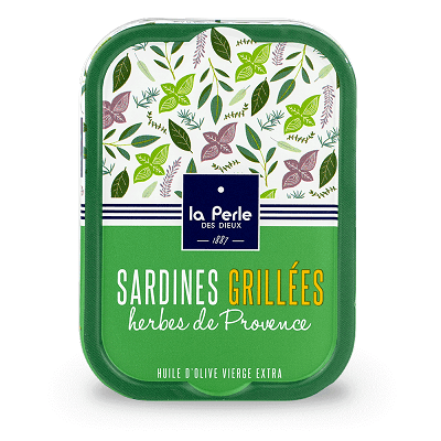 La Perle des Dieux Grilované Francouzké sardinky s provensálským kořením 115g