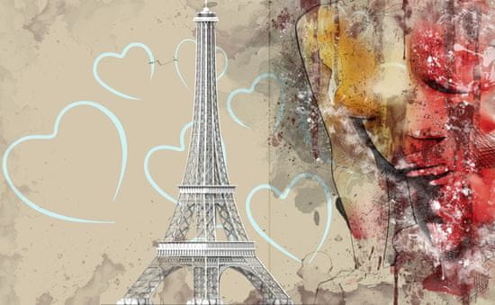 PRINTCARE Obraz na plátně - Eiffelova věž