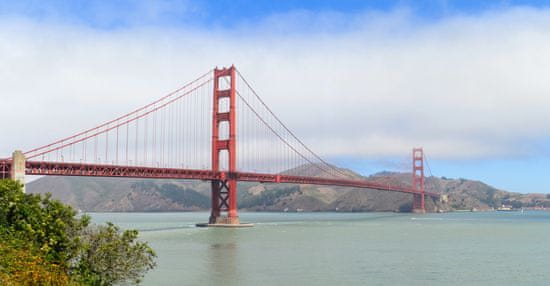 PRINTCARE Obraz na plátně - Golden Gate Bridge art