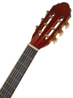 krásná přírodní akustická kytara toledo Primera Spruce 34-NT s kratší menzurou pro děti studenty a lidi menšího vzrůstu lesklá povrchová úprava vrstvený korpus lipové dřevo