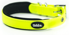 Nobby Obojek pro psa z PVC Cover S žlutý