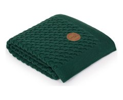 Ceba Baby CEBA Deka pletená v dárkovém balení 90x90 Vlny Emerald