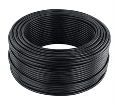 sapro Solární kabel FVE H1Z2Z2-K PV1-F 0,6/1,5kV 4mm2, černý 50m, LSOH