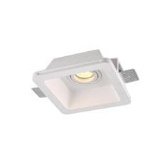 ACA ACA Lighting bodové svítidlo hranaté nastavitelné sádrové bezrámečkové AARI GU10 G16760C