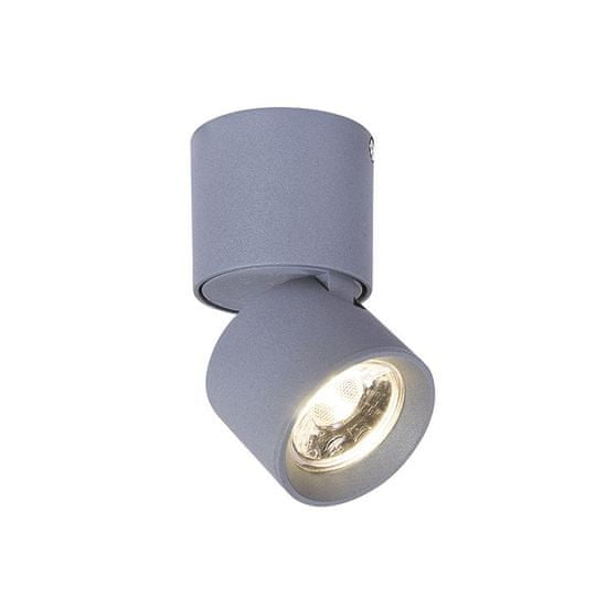 ACA ACA Lighting bodové svítidlo nástěnné LED 5W COB 80° 3000K 400LM šedá hliník D5,6XH10CM PLUTO RA33LEDS6GY