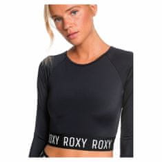 Roxy Dámské lycrové triko Fitness Crop, dlouhý rukáv černá L - 42