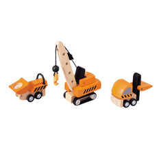 Plan Toys Sada aut - Stavební stroje