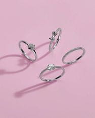 Rosato Jemný stříbrný prsten s beruškou Allegra RZA019 (Obvod 58 mm)