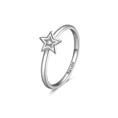 Rosato Půvabný stříbrný prsten s hvězdičkou Allegra RZA027 (Obvod 56 mm)