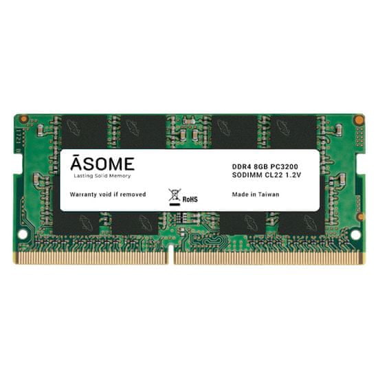 ASOME DDR4 RAM operační paměť 8G-3200 SO-DIMM