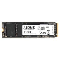 ASOME SSD disk M.2 NVMe 512GB