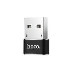 Hoco Adapter UA6, USB - USB-C, černá