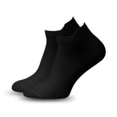 Aleszale 10x bavlněné krátké ponožky pro muže 39-42 - černé