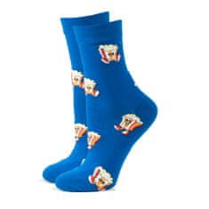 Aleszale 5x Dámské ponožky Dlouhé zábavní vzory 35-38