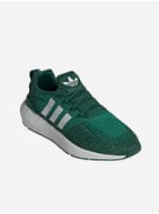 Adidas Zelené pánské žíhané boty adidas Originals Swift Run 22 42