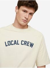 Tom Tailor Krémové pánské tričko Tom Tailor Denim XL