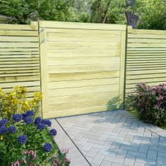 shumee VidaXL Zahradní brána Impregnované borovicové dřevo 100 x 100 cm