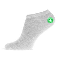 Aleszale 10x Bambusové nízké ponožky Pohodlné pánské ponožky 40-43 - šedé 